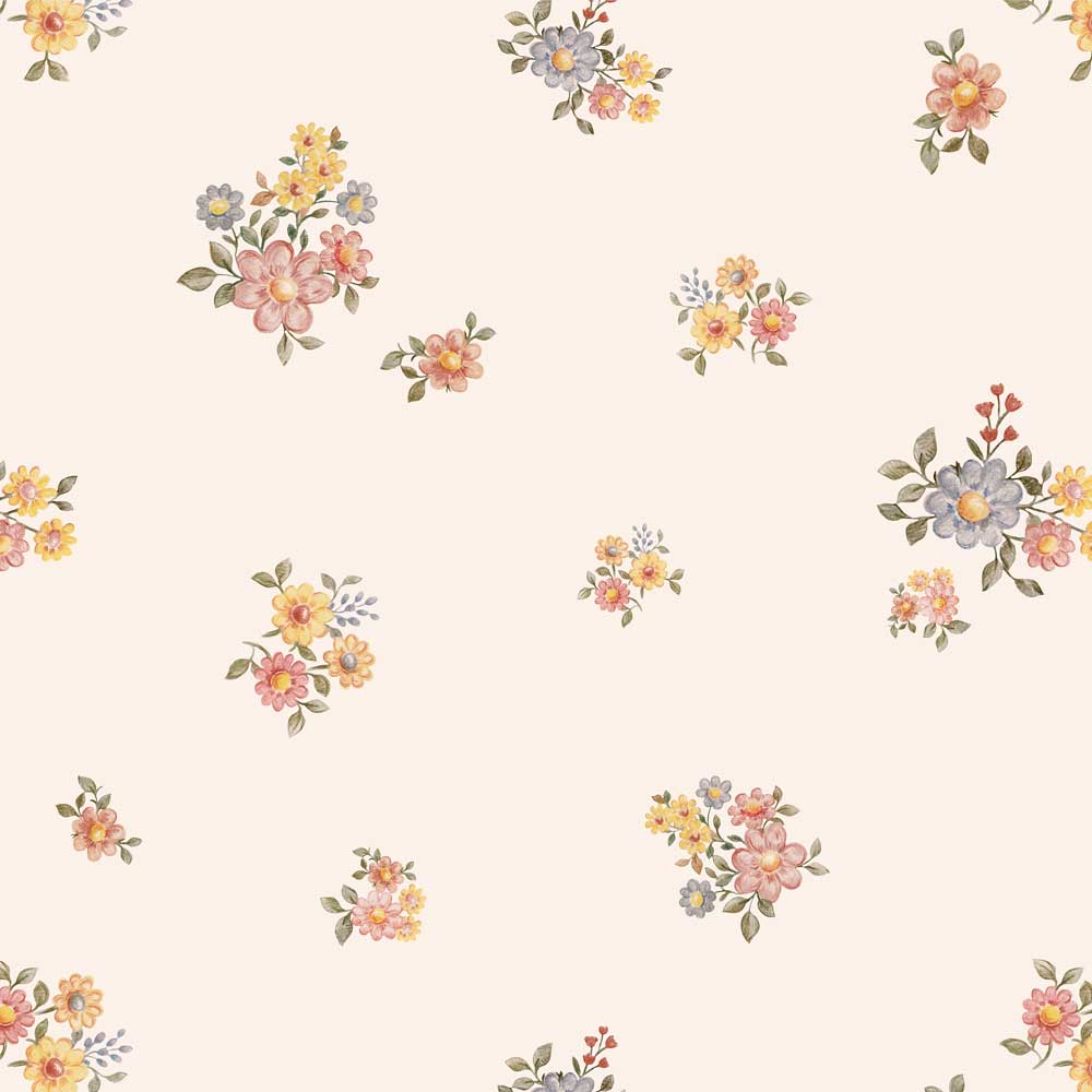 Dekornik, tapet Flowers minimini light