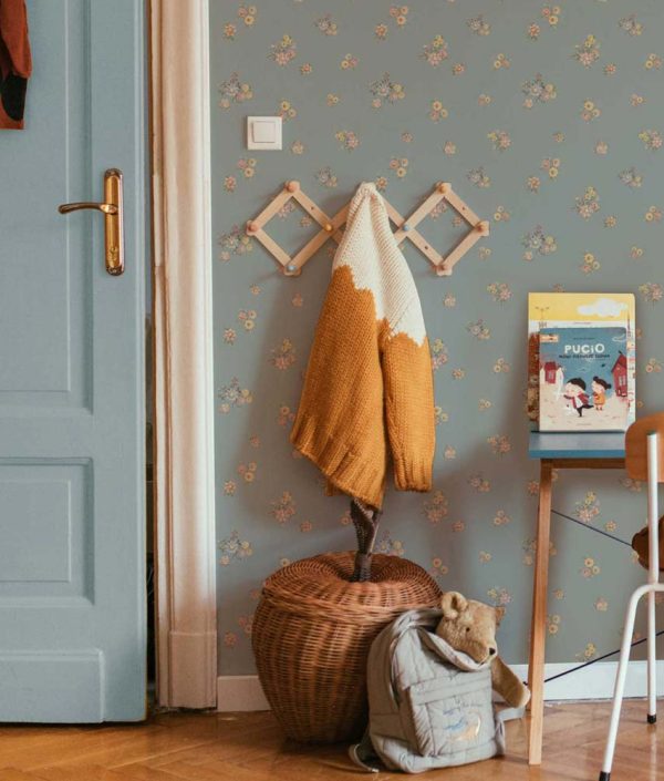Dekornik, tapet Flowers minimini mørk
