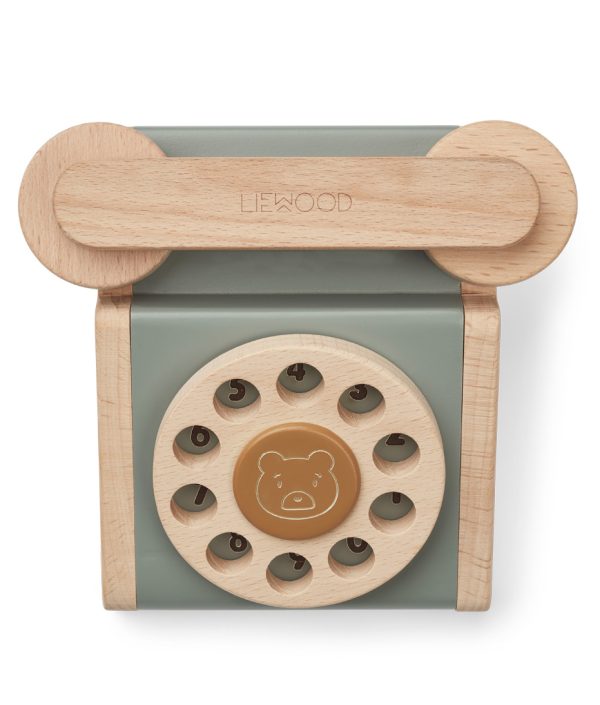 Liewood, Selma klassisk telefon, Faune green golden karamel