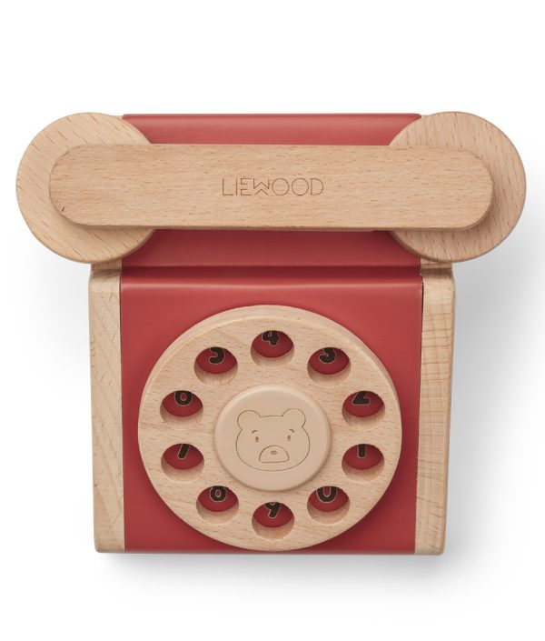 Liewood, Selma klassisk telefon, Apple red pale tuscany rose