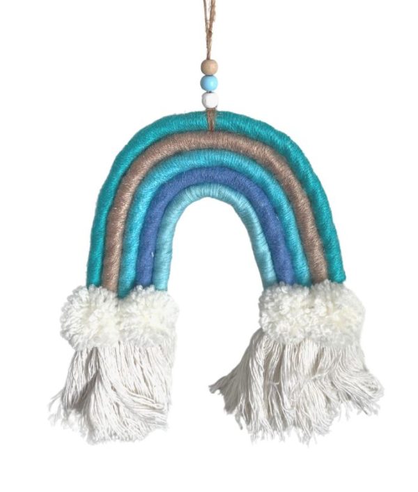 Vægdekoration regnbue Teal Rose