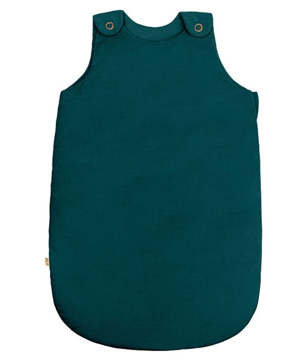 Numero 74, sovepose fløjl Cocoon Winter, Teal Blue