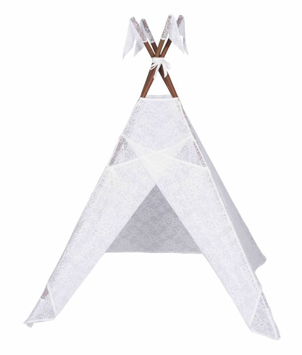 Numero 74, tipi-telt til børneværelset, Hvid blonde