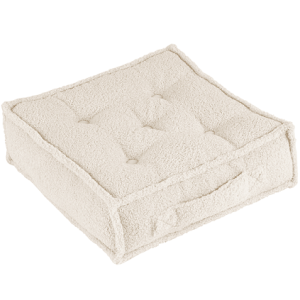 Cotton&Sweets, sidepuf boho boucle, vanilje