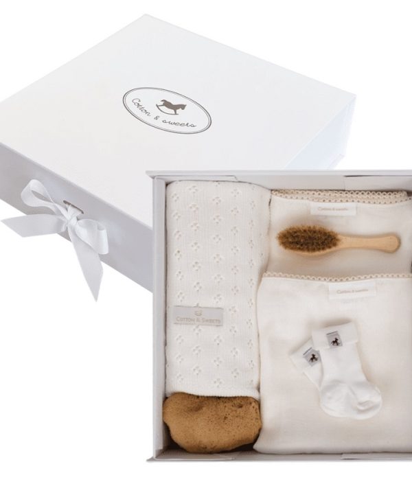 Cotton & Sweets, Gaveæske Newborn III, Vanilje