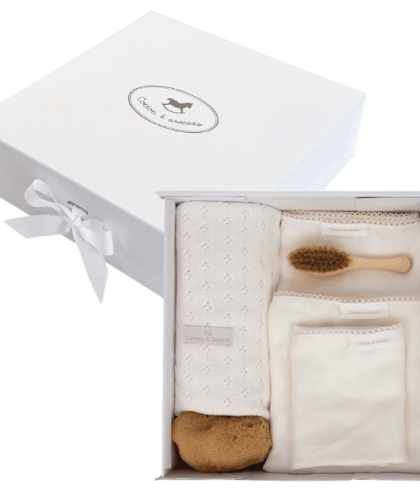 Cotton & Sweets, Gaveæske Newborn V, Vanilje