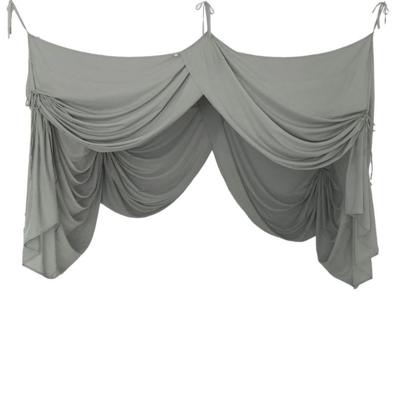 Numero 74, Bed drape sængehimmel, Silver grey