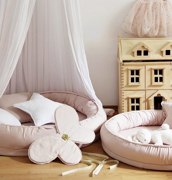 Cotton&Sweets, pudderlyserød junior rede classic