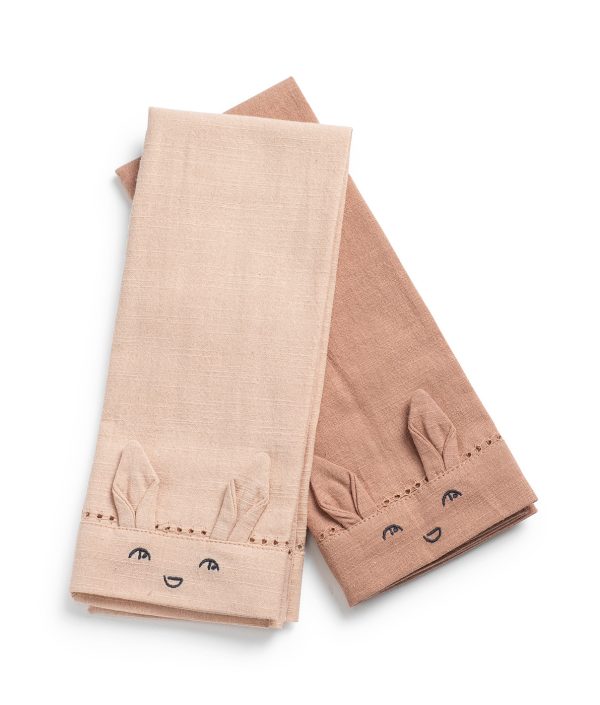 Elodie Details, stofservietter 2-pak, Powder Pink