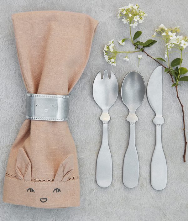 Elodie Details, stofservietter 2-pak, Powder Pink