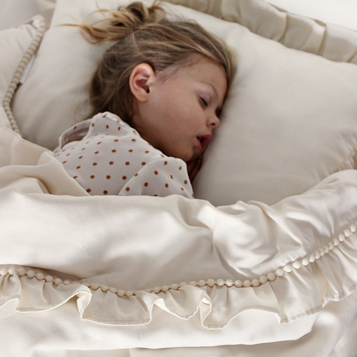 Boho sengetøj junior 100x135 med flæse, Cotton & Sweets - Billede 5
