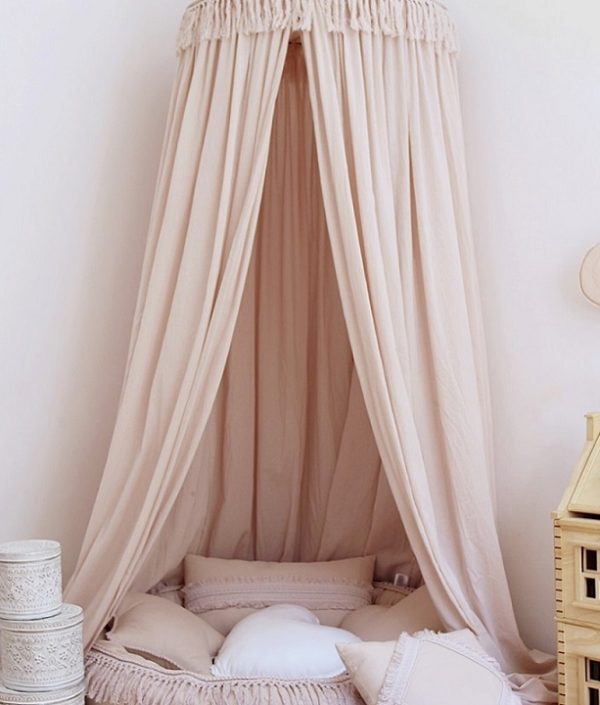 Stort sengehimmel BOHO rosa maxi 70 cm, Cotton & Sweets