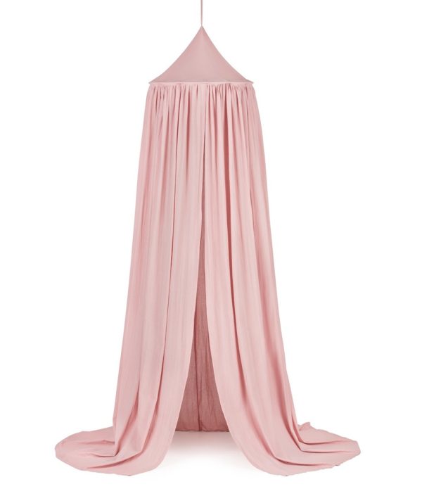 Sengchimmel blush pink til børneværelset med lyskæde, Cotton & Sweets
