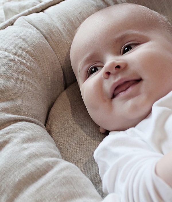 Cotton & Sweets, natur klassisk babyrede i 100 % hør