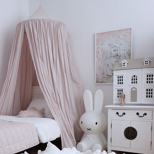 Stort sengehimmel pudderrosa maxi 70 cm, Cotton & Sweets