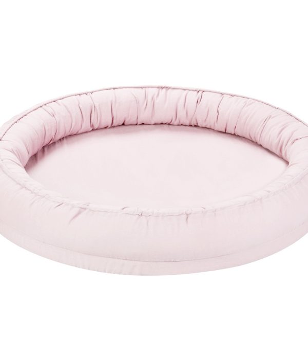 Cotton & Sweets pudderrosa junior rede i 100% linned, classic