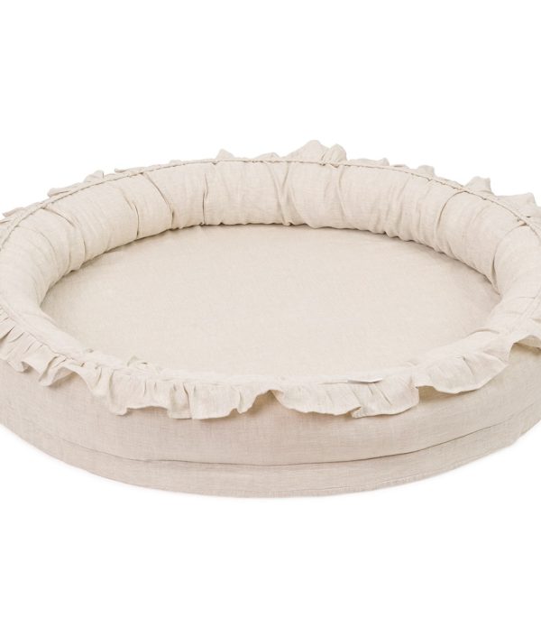 Cotton&Sweets natur/beige junior rede i 100% hør