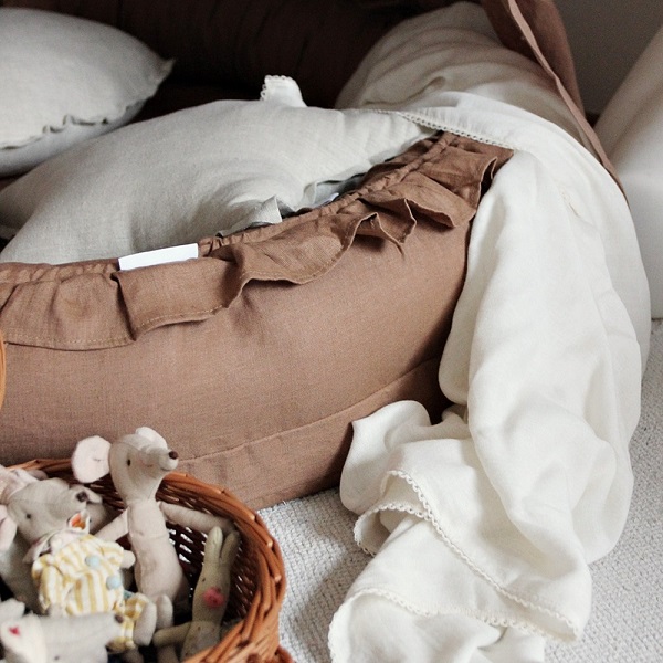 Cotton&Sweets chocolate junior rede i 100% linned - Billede 5