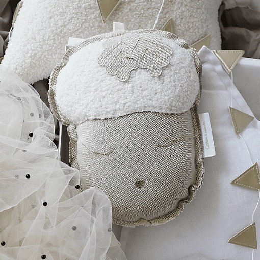 Cotton & Sweets, sengemobil vægdekoration natur agern - Billede 2