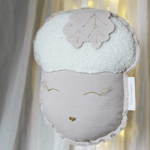 Cotton & Sweets, sengemobil vægdekoration pudderrosa agern