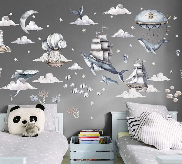 Vægklistermærke Under the sea