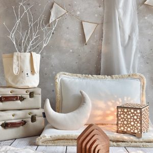 Dekorillo, tapet Cosmos himmel beige