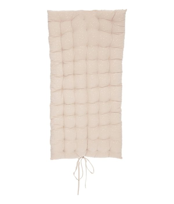 Siddepude legemåtte til børneværelset, beige