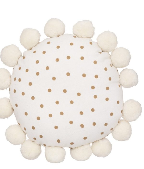Rund pude med pompom, Dream