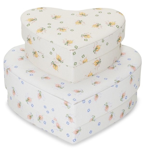 Konges Sløjd, opbevaringsbokse heart box, Brise d´ete