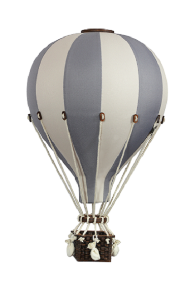 Luftballon Mørkegrå/beige - Billede 2