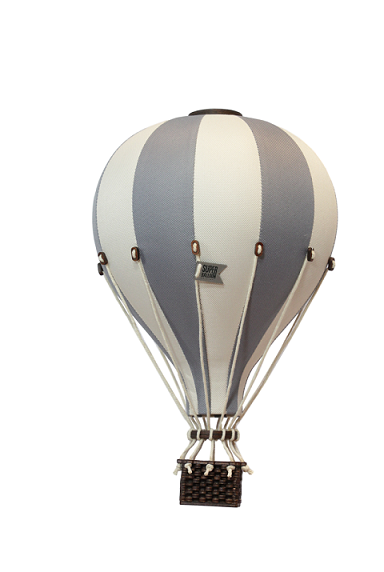 Luftballon Mørkegrå/beige