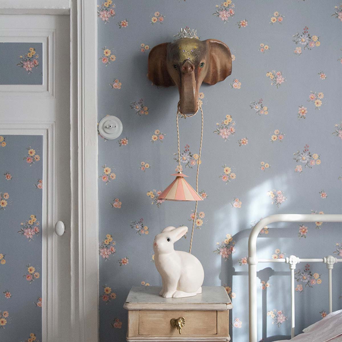 Dekornik, tapet Flowers minimini mørk - Billede 3