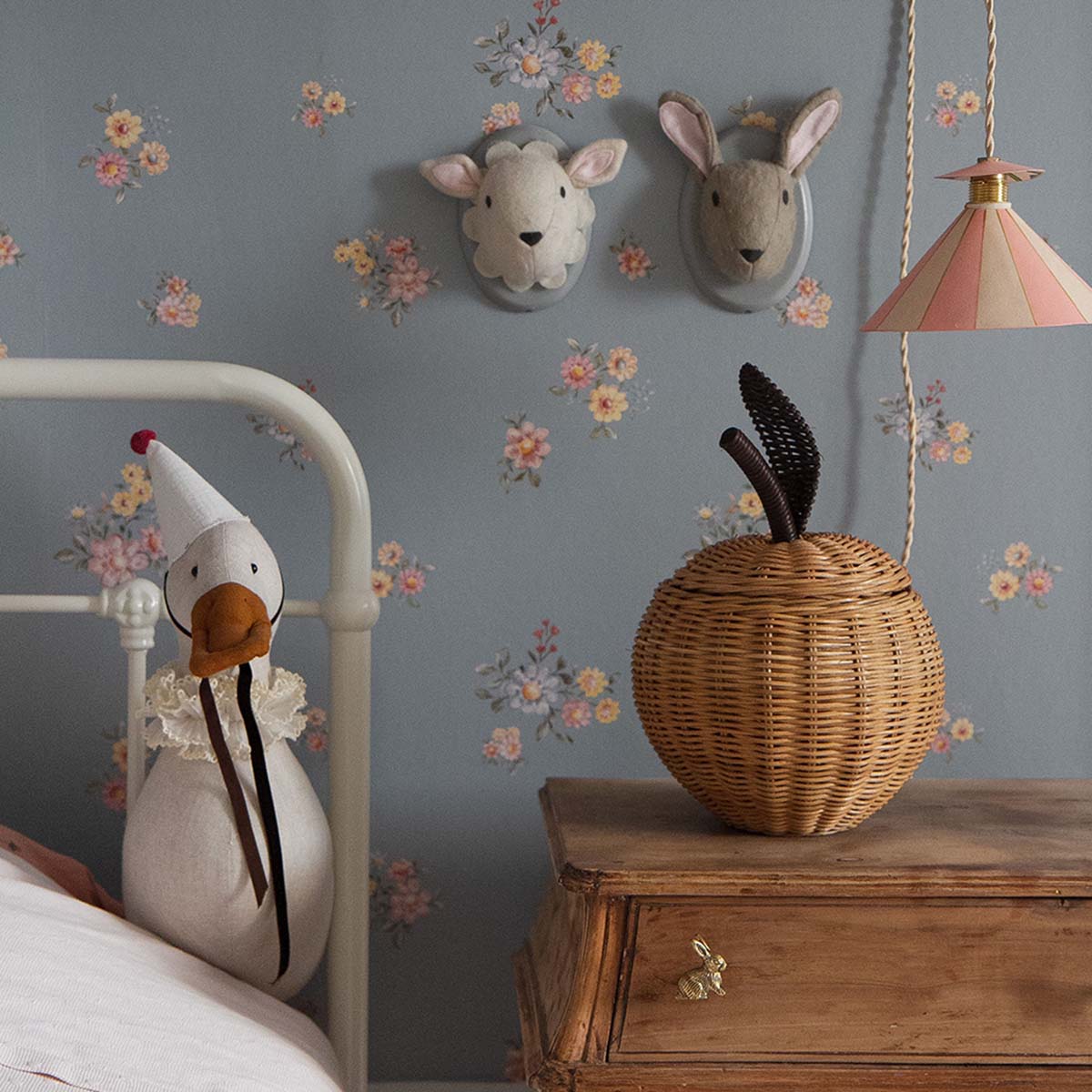 Dekornik, tapet Flowers minimini mørk - Billede 5