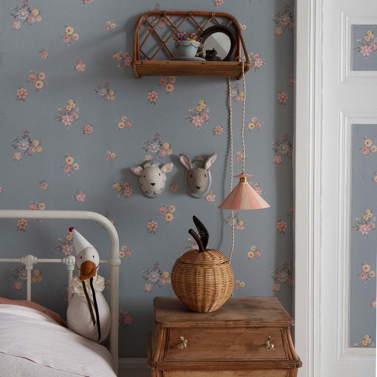 Dekornik, tapet Flowers minimini mørk - Billede 6