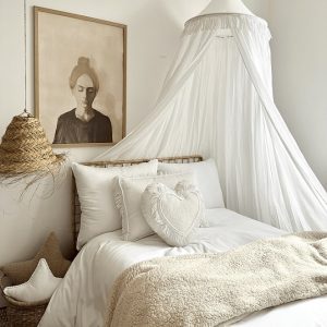 Boho twist hvid sengehimmel, Cotton & Sweets