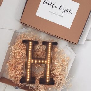 Little Lights, Natlampe til børneværelset, Bogstav H