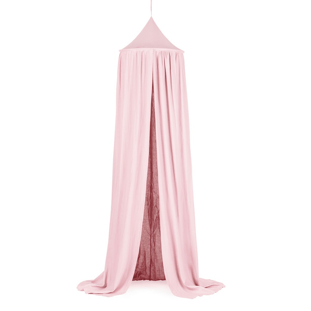 Stor maxi bubblegum sengehimmel i hør, Cotton & Sweets - Billede 2