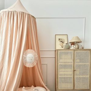 Apricot sængehimmel i muslinbomuld, Cotton & Sweets