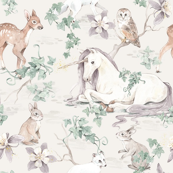Dekorillo, tapet Unicorn with friends