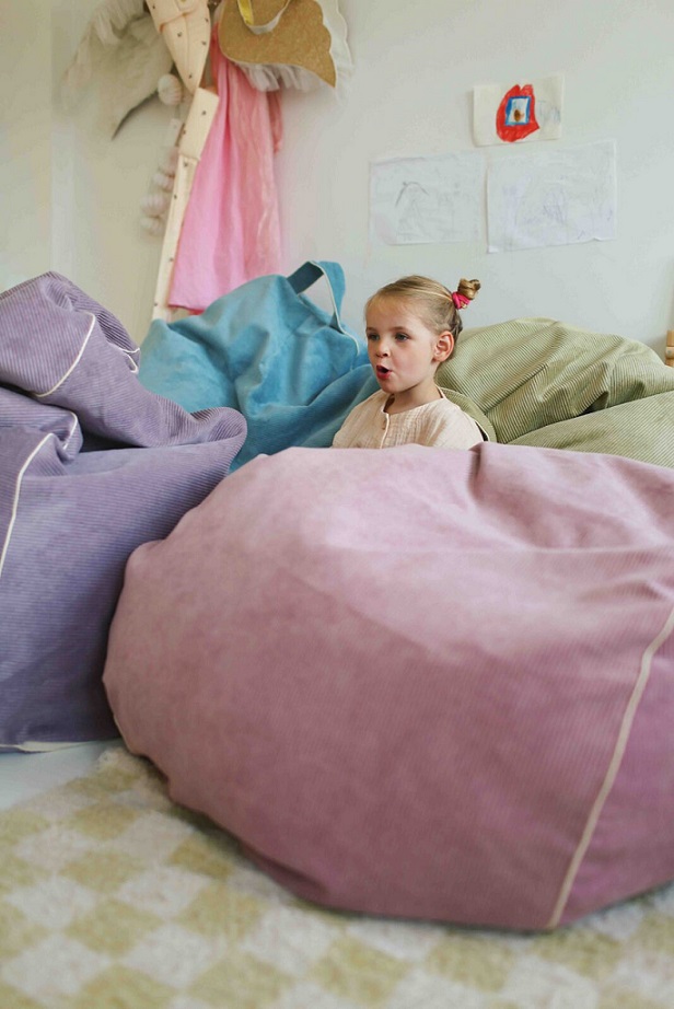 Bini sækkestol Cozy, rosa - Billede 2