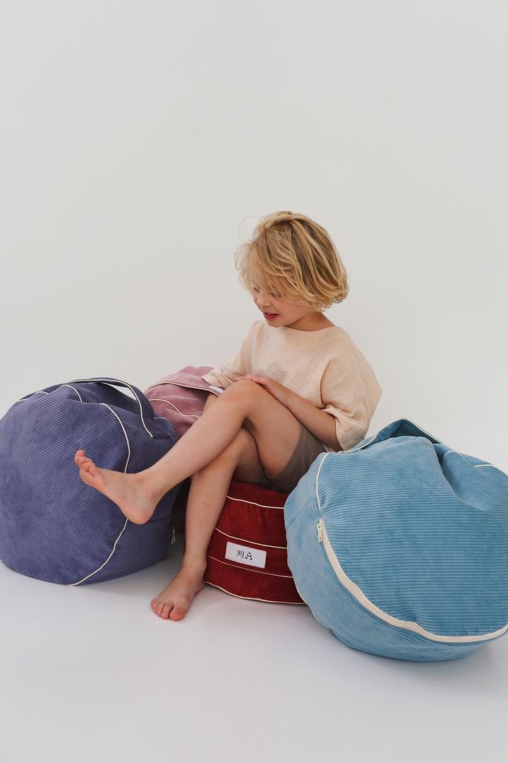 Bini, siddepuf Cozy, lilla - Billede 2
