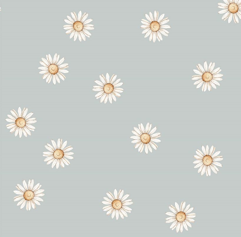 Dekorillo, tapet Little Daisy Blue