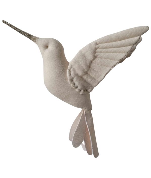 Vægdekoration natur kolibri