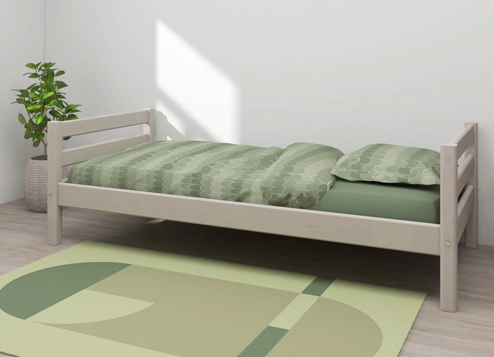 Flexa, barneseng 90x200 cm Classic, grå - Billede 4