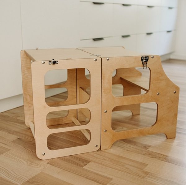 Duck Woodworks, Byggbar køkkentaburet natur