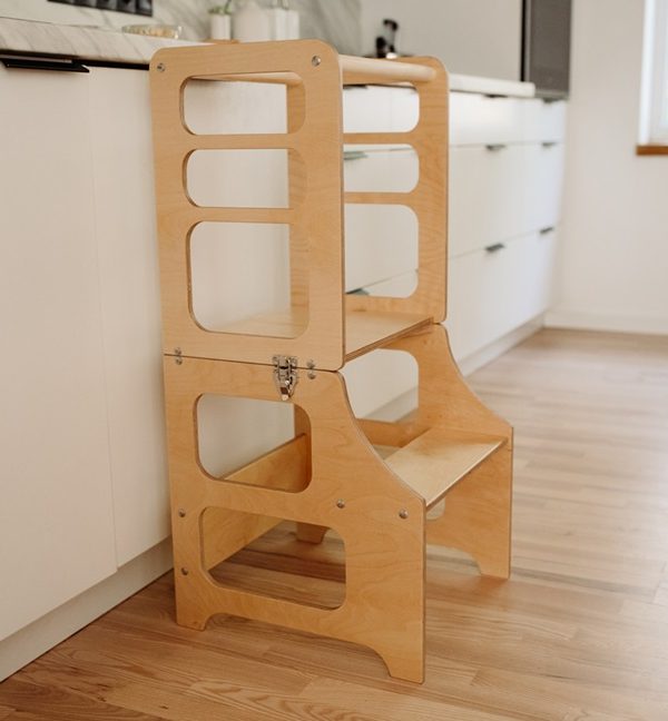 Duck Woodworks, Byggbar køkkentaburet natur