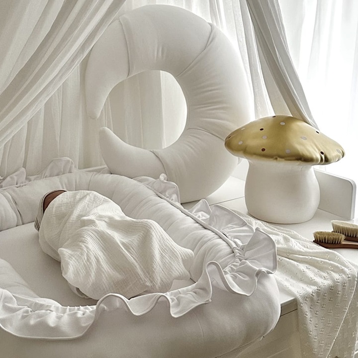 Cotton & Sweets, amningspude Croissant, hvid - Billede 3