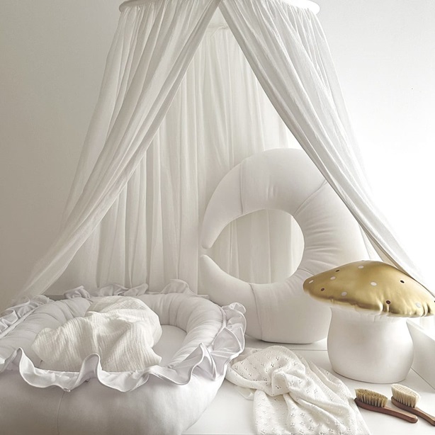 Cotton & Sweets, amningspude Croissant, hvid - Billede 4
