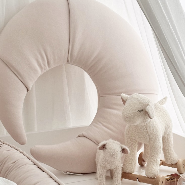 Cotton & Sweets, amningspude Croissant, pudderrosa - Billede 5