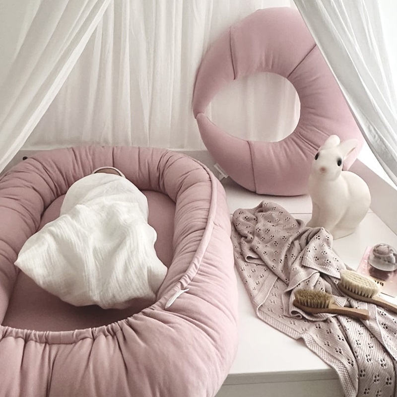 Cotton & Sweets, amningspude Croissant, blush - Billede 3
